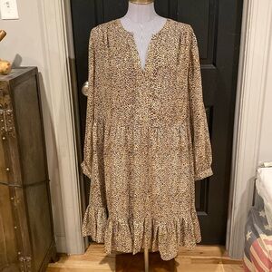 Vince Camuto Leopard Print Dress